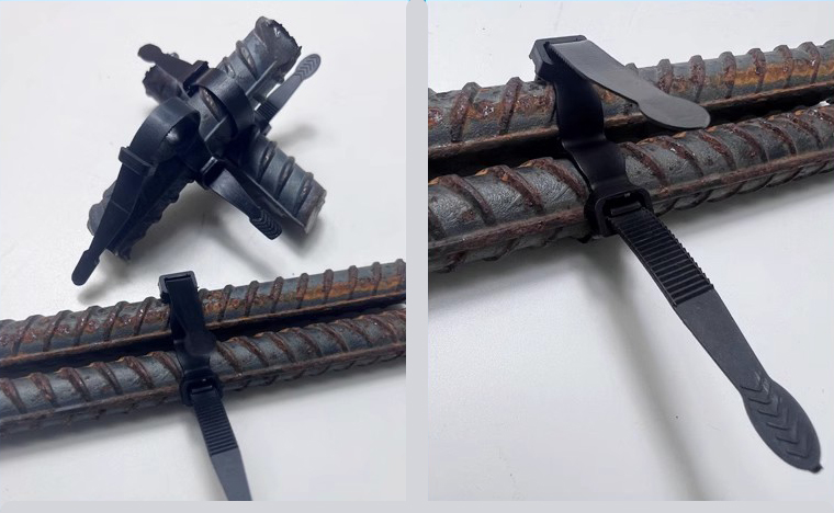 钢筋绝缘卡钢筋绝缘绑扎带十字型钢筋绝缘扣国标钢筋绝缘夹图2