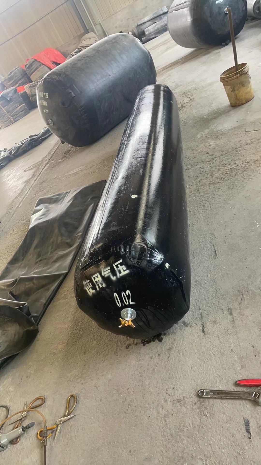 源头厂家桥梁浇筑充气内模边沟圆形气囊定制八角变径气囊